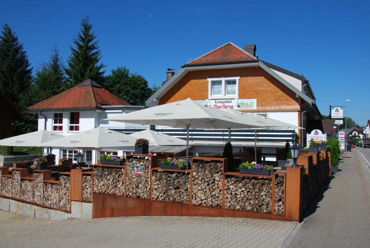 Landgasthof Zum Dorfkrug Hotel Häusern Exterior foto